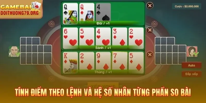 Tính điểm theo lệnh và hệ số nhân từng phần so bài